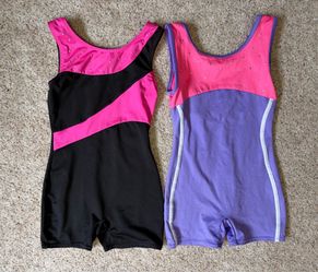 Little girls gymnastics leotards
