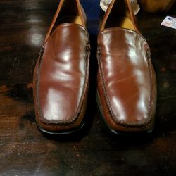 Cole Hann Mens Leather Loafers 10-1/2"