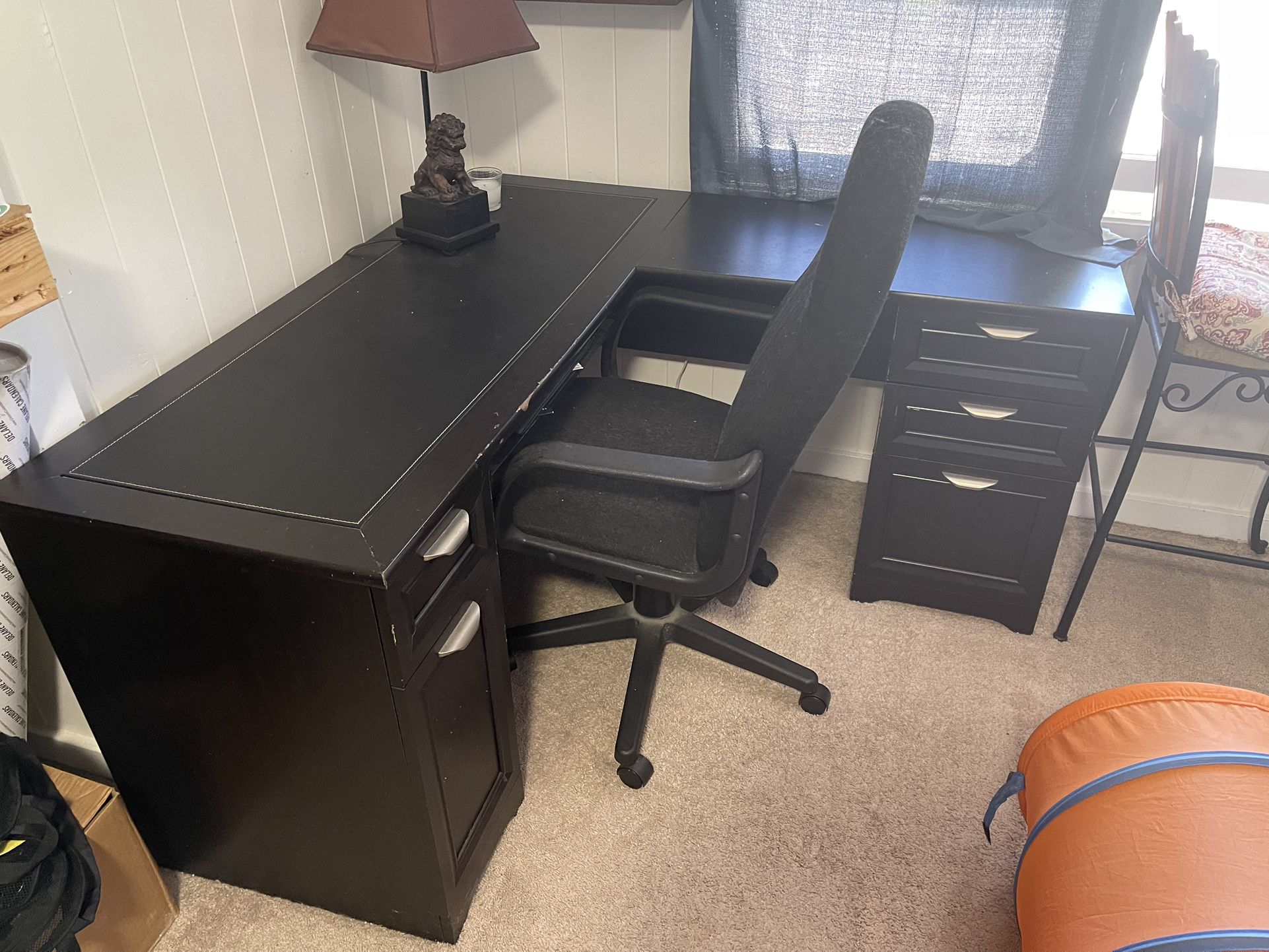 Desk With Free Chair