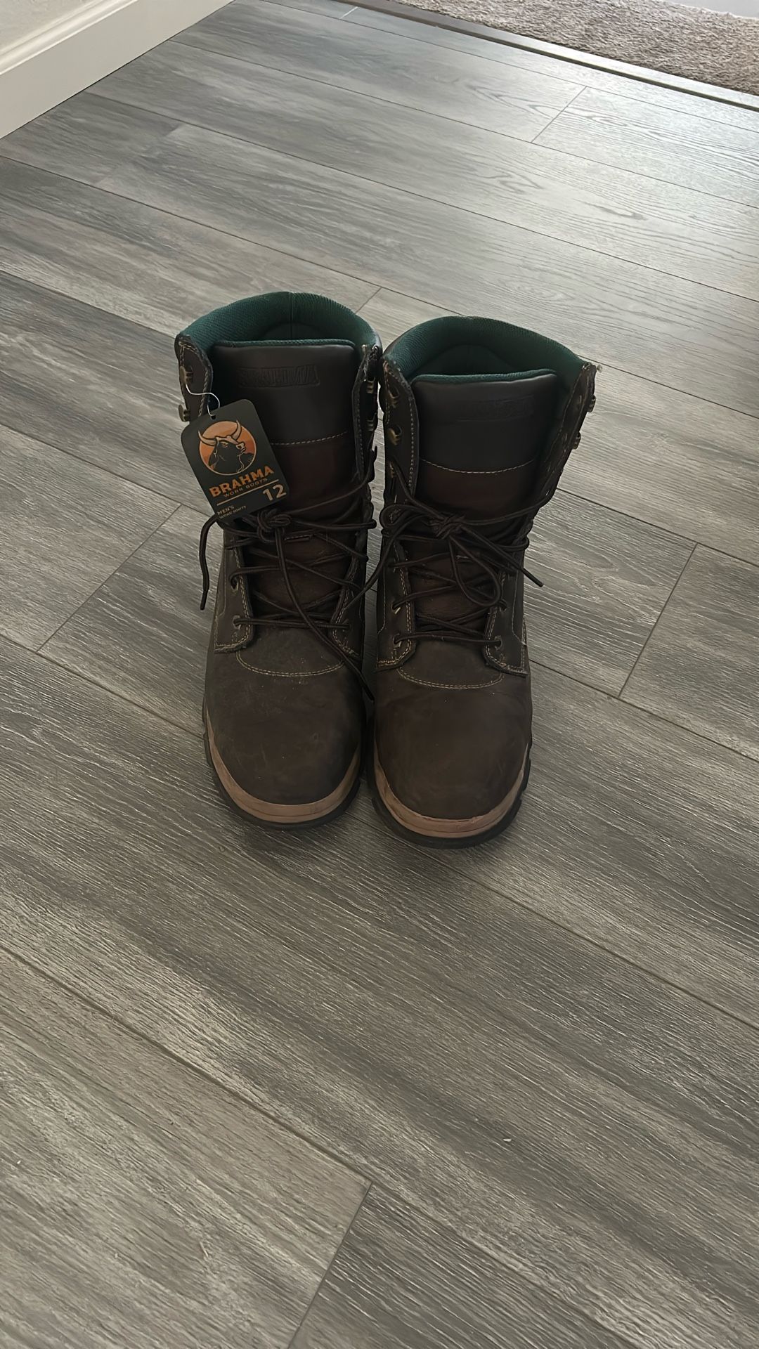 Steel Toe Men Work Boots