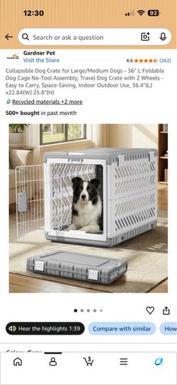 Collapsible Dog Crate