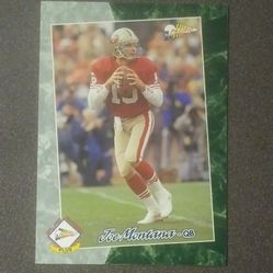 1993 Pacific Plus Joe Montana San Francisco 49ers #412 HOF Hall Of Fame Football Card Vintage Collectible Sports NFL