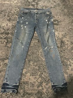 Purple jeans
