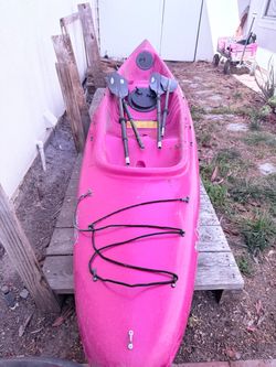 Kayak with accessories