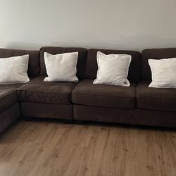 Large Couch + Chase & Ugg Throw Pillows