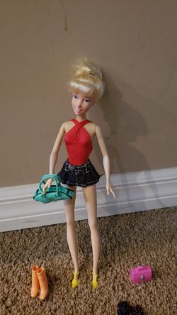 Barbie doll and clothes