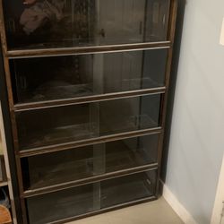 Set Of Six Stackable Bookshelves Minty Oxford Brand