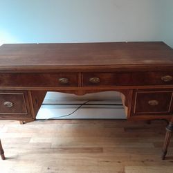 Antique Solid Wood Vanity/Desk