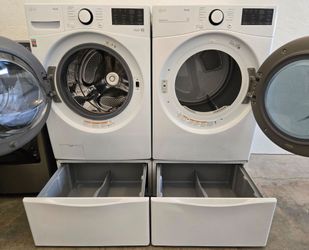 LG W/D & PEDESTALS