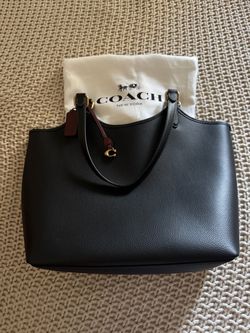 COACH POLISHED PEBBLE LEATHER DAY TOTE