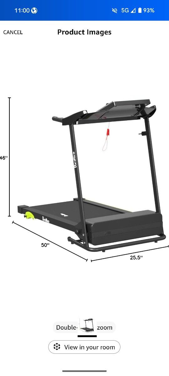 Treadmill black