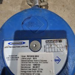 yo yo  arnes Werner R210030 Autocoil 2 Cable de acero de 30 pies