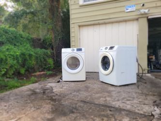 ⭐ Samsung Front Load Washer & Dryer Set – HE • VRT • Moisture Sensor – $335 Cash