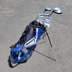 Linksman Oversize 12 Club Left Handed Golf Set With Bag 