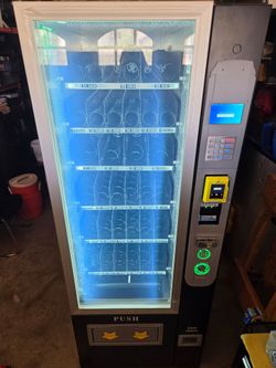 New TCN Vending Machine With All New Card, Coin, and Dollar Payment Systems