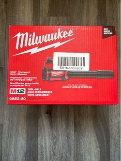 Milwaukee M-12 Compact Spot Blower. Tool Only