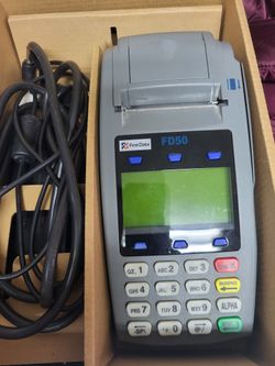 First Data FD50 Credit Card Machine