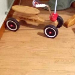 Vintage Radio Flyer 4 Wheel Scooter Wagon Trike Bicycle 
