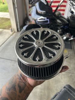 Harley Chrome air cleaner came