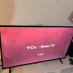 TCL 50” 4-Series 4K UHD HDR Roku Smart TV – $140 (FIRM)
