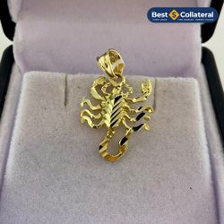 Scorpion Charm In 14k Gold