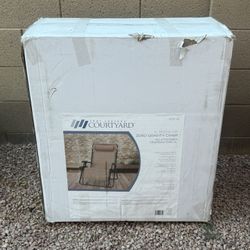 Four Seasons Courtyard Sunny Isles XL Zero Gravity Outdoor Chair Brown