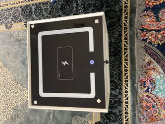 Smart LED Nightstand with Wireless Charging & 3 Drawers – Brand New