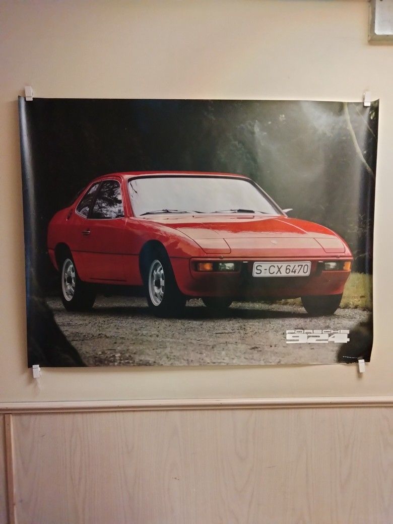 Vintage Porsche Dealership Advertising Posters
