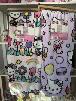Hello Kitty Easter Throws