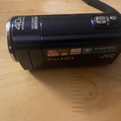 Beautiful Blue And Perfect Condition Jvc Camcorder Full Hd