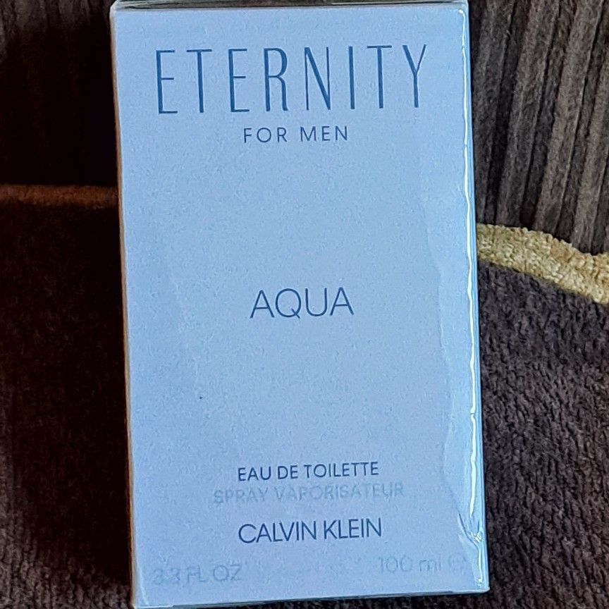 NEW & SEALED " CALVIN KLEIN ETERNITY AQUA MEN'S 3.3 OZ SPRAY 27$