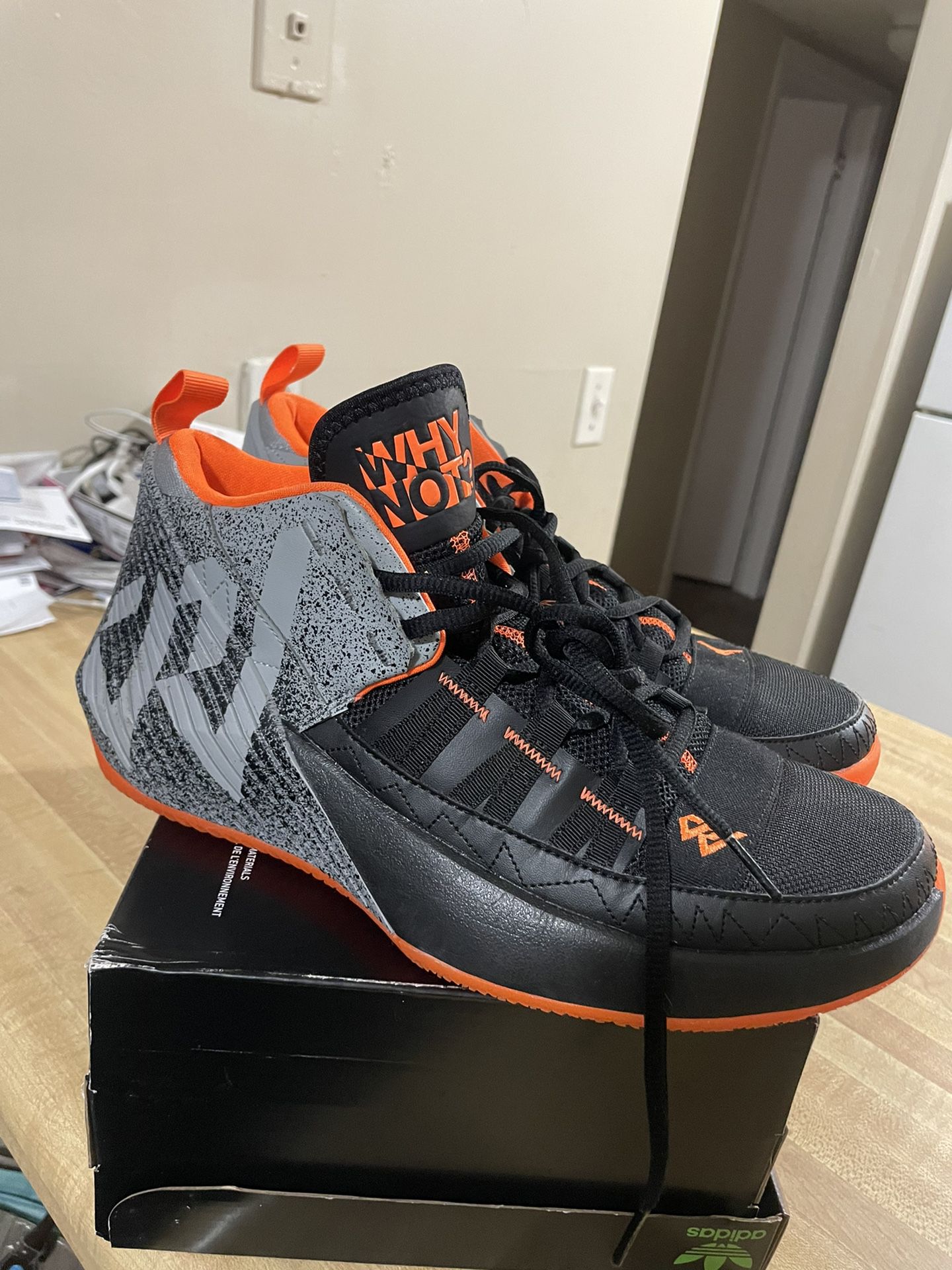  Air Jordan Jordan Why Not Zer0.1 'Chaos Black' Mens Sneakers - Size 9