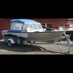 1998 wildfire Alaskan 20 feet Aluminum Welded Fishing Boat