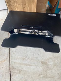 Black Sit-Stand Desk Converter Riser