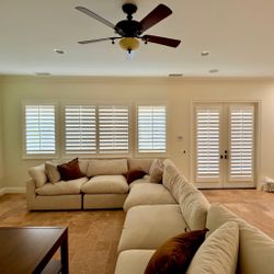 Solid Wood Plantation Shutters for Windows, Sliding Doors & Closet Doors - Factory Direct Pricing & Professional Installation (Persianas de Madera)