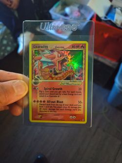 Pokemon Gyarados Gold star RAW ungraded