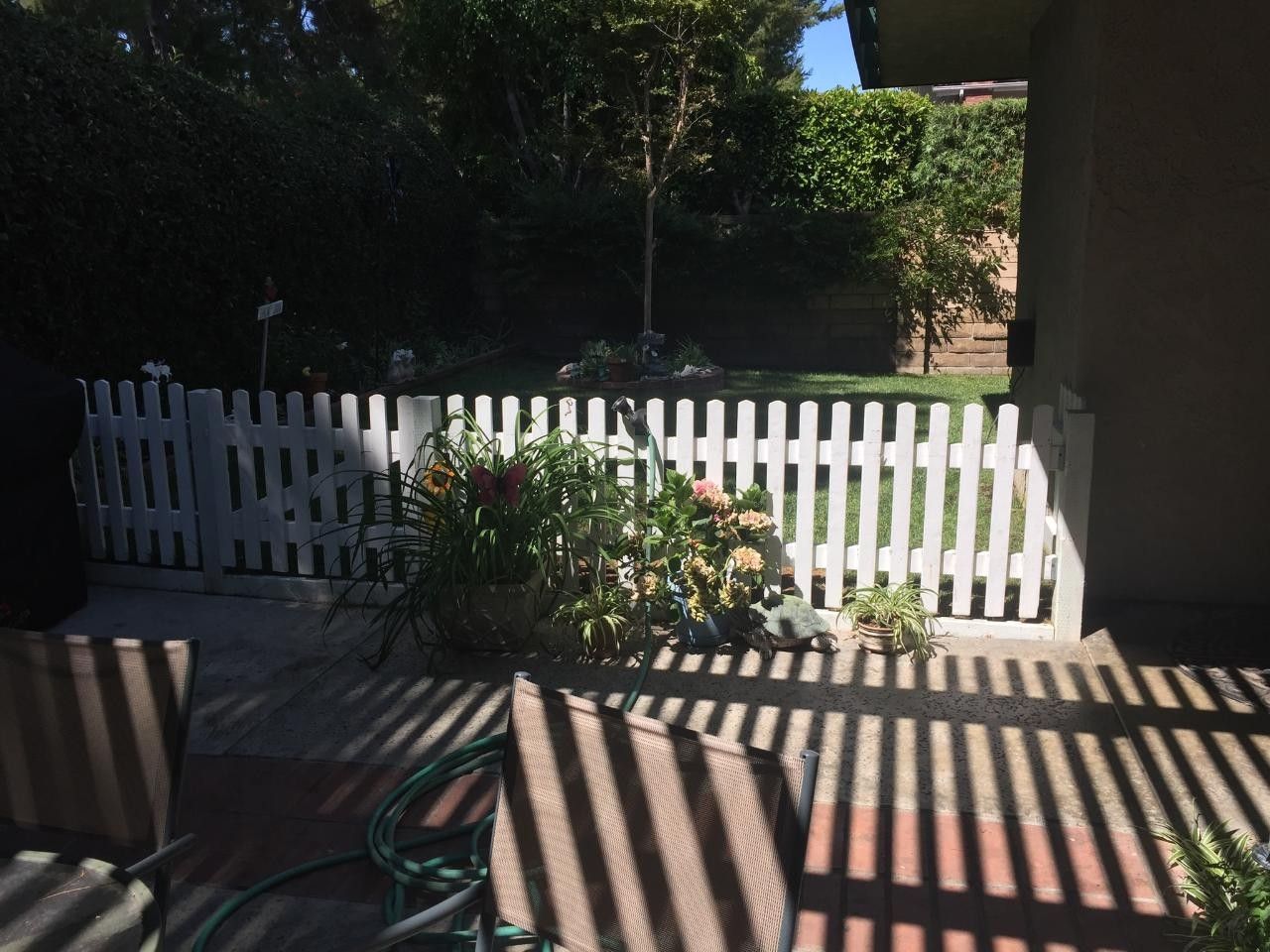 Fence White Picket Fence Wooden 10 ft x 3 ft