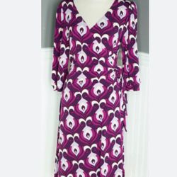 Bisou Bisou Wrap Dress - Size 8