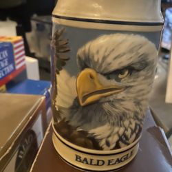 Anheuser Busch Vintage 1989 Bald Eagle Endangered Series 