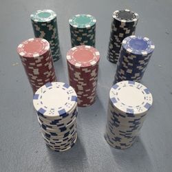 200 pcs Poker Chips Set
