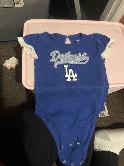 Dodgers Baby Girl Bodysuits