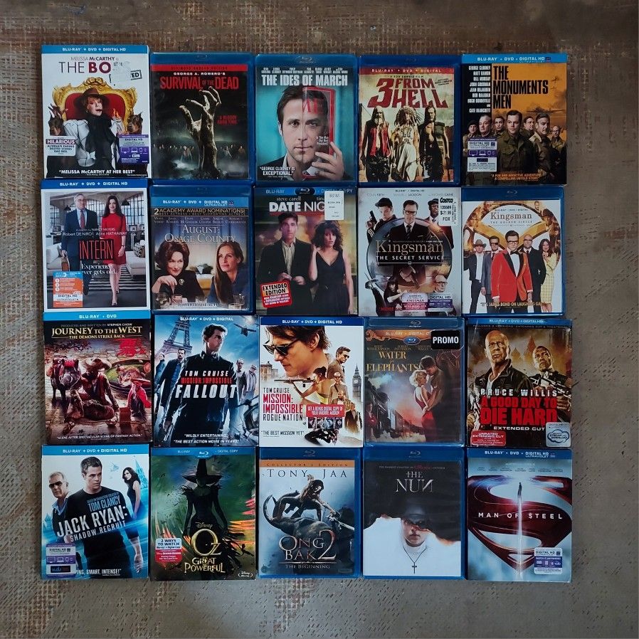 Lot Of 20 Blu-rays 