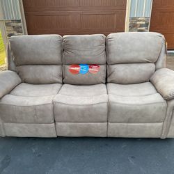 Reclining Sofa   Langston Collection Reclining Sofa -  New Never Used With Tags 