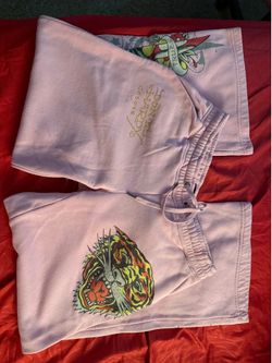 Pink ed hardy sweats