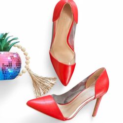 Red high heels #redshoes size 7 brand new never worn 