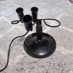 Curling Iron Blow Dryer Holder, Black