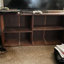 Wood Bookcase /TV Stand