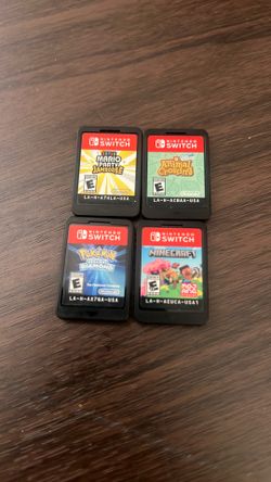 Nintendo Switch Games. Super Mario Party, Animal Crossing, Pokémon, Minecraft. $40 each