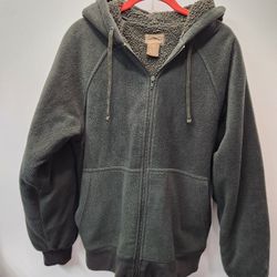 St. John's Bay Sherpa Lined Fleece Hooded Jacket
