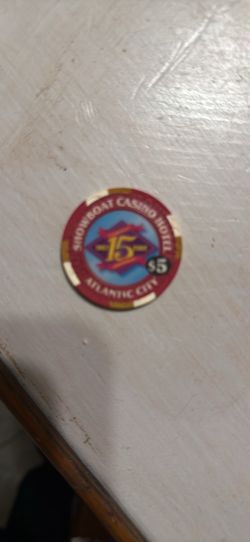 Showboat casino chips